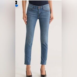 Frame Denim Slim Le Garçon Jeans Mid Rise